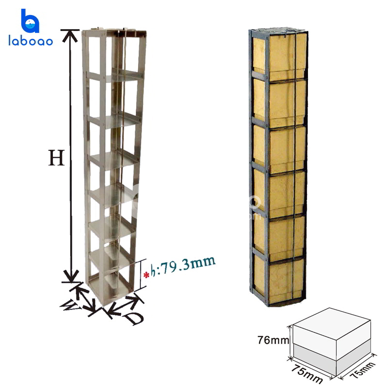 Chest Freezer/Liquid Nitrogen Tank Racks For 3'' Standard Boxes Storage