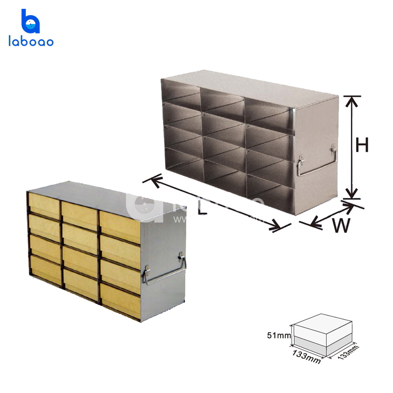 Upright Freezer Racks For 2'' Standard Boxes Storage