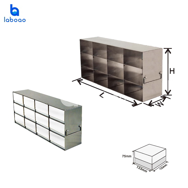 Upright Freezer Racks For 3'' Standard Boxes Storage