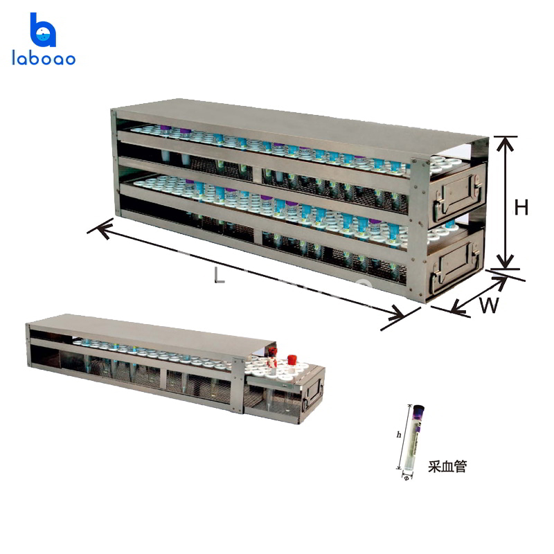 Upright Freezer Racks For Blood Collection Tube Storage